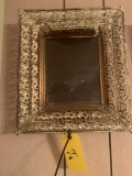 vintage lighted metal picture frame