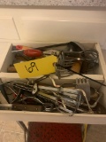 Old box of vintage utensils