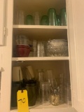 contents of cabinet