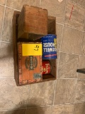 old cigar boxes and wooden boxes