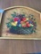neat painted fruit basket on wood wall art