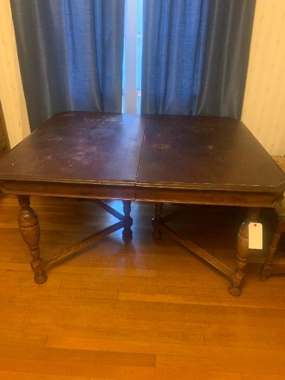 old dining table