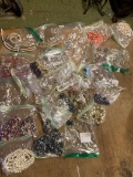 28 pieces of costume jewelry
