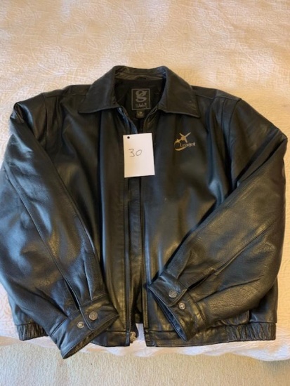 learjet gear leather jacket XL