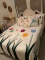 WHITE HEAD BOARD FULL SIZE AND LINENS