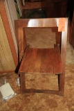 OLD WOODEN FOLDING CHAIR