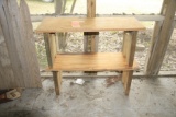 2 WOODEN BENCHES