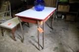 OLD HAIR PIN DINING TABLE