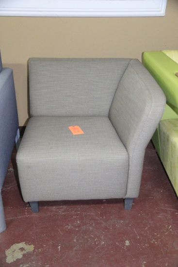 GRAY CORNER CHAIR