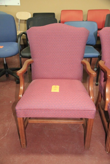 WOODEN ARM CHAIR