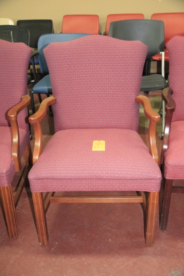 WOODEN ARM CHAIR