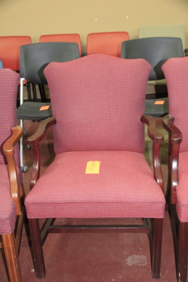 WOODEN ARM CHAIR