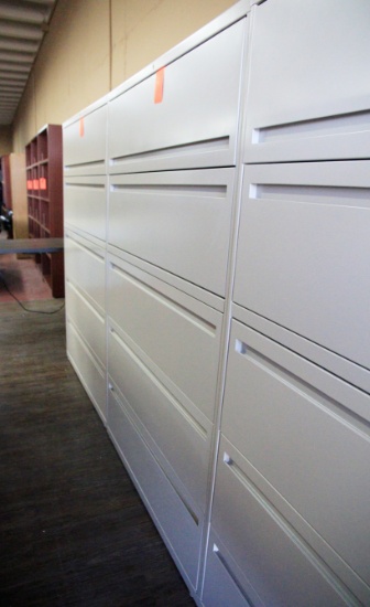 METAL LATERAL FILE CABINET