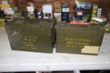 2 OLD AMMO BOXES