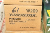 CASE OF WINCHESTER W209 PRIMERS