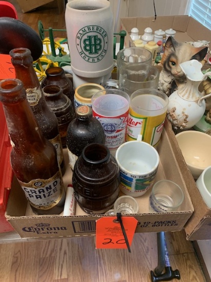 BOX OF BEER ITEMS