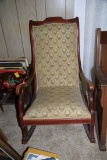 OLD SOLID ROCKING CHAIR
