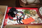 BOX OF BEAD NECKLACES