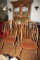 4 WOODEN DINING CHAIRS