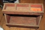 OLD WOODEN TOOLBOX