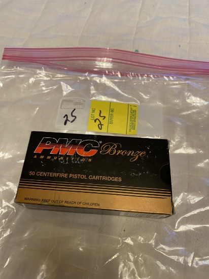 PMC 9MM LUGER 50 ROUND BOX AMMO