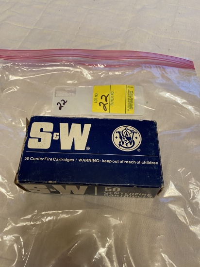 SMITH & WESSON 9MM LUGER 50 ROUND BOX AMMO
