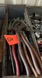 TRAY OF PLIERS/CUTTERS