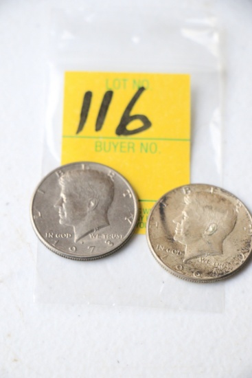 KENNEDY 1/2 DOLLARS