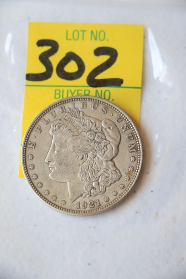 1921 MORGAN SILVER DOLLAR
