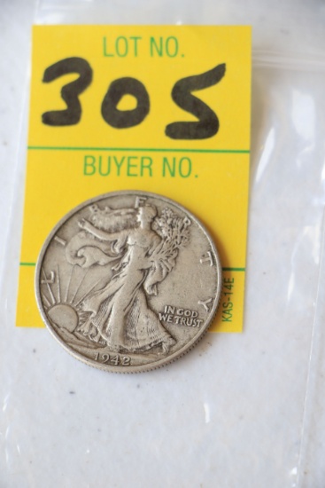 1942 1/2 DOLLAR
