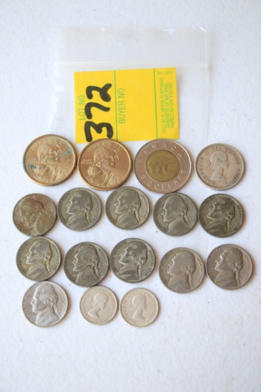 BAG OF ASST COINS