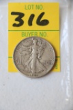 1943 1/2 DOLLAR