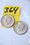 1964 & 1968 1/2 DOLLARS