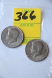 1776-1976 & 1776-1976 1/2 DOLLAR