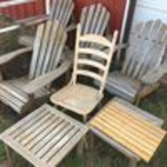 WOODEN PATIO FURNITURE