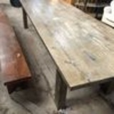 LARGE WOODEN DINING TABLE