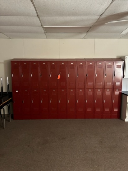 REALLY NICE LOCKERS 12'X 82"TALL