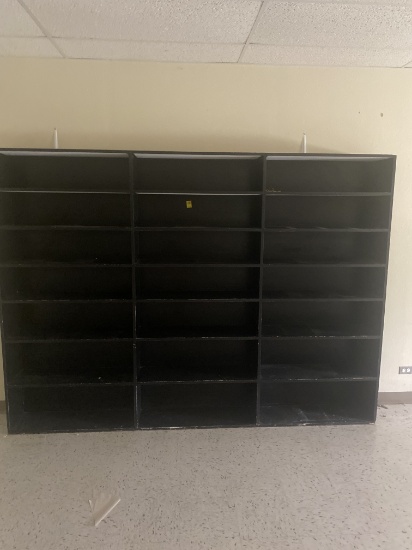 WOODEN BOOK SHELF