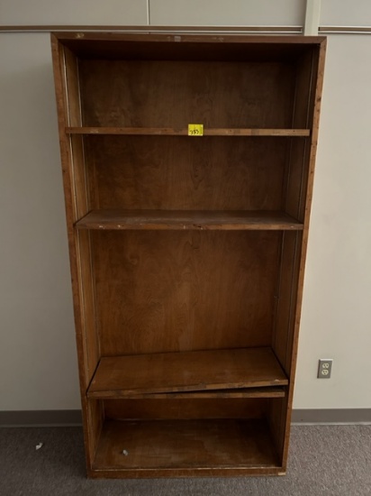 WOODEN BOOK SHELF
