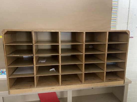 WOODEN CUBBIES