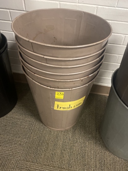 METAL TRASH CANS