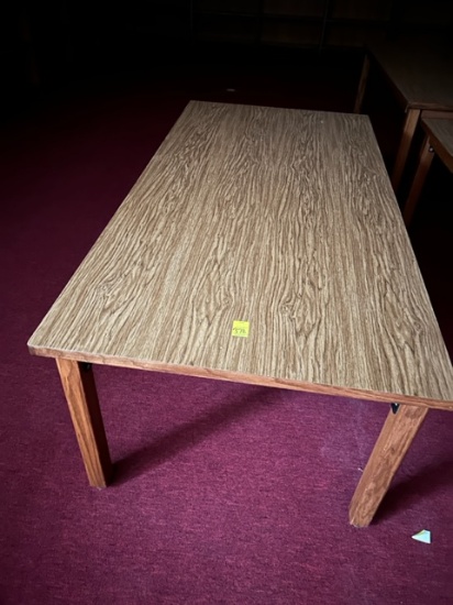 SHORT 25-1/2" 3'X 6' LIBRARY TABLE