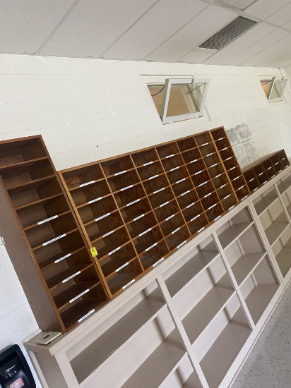 WOODEN CUBBY HOLES