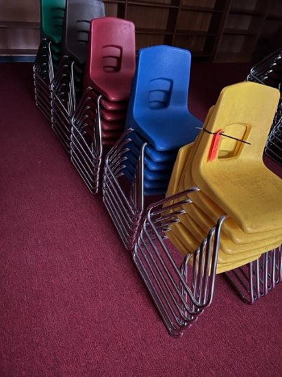 ASST U LEG STACKING CHAIRS