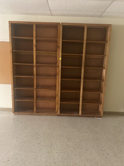 WOODEN BOOK SHELF