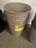 METAL TRASH CANS