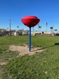 PLAYGROUND UNIT #7 RED/BLUE BALL TOSS