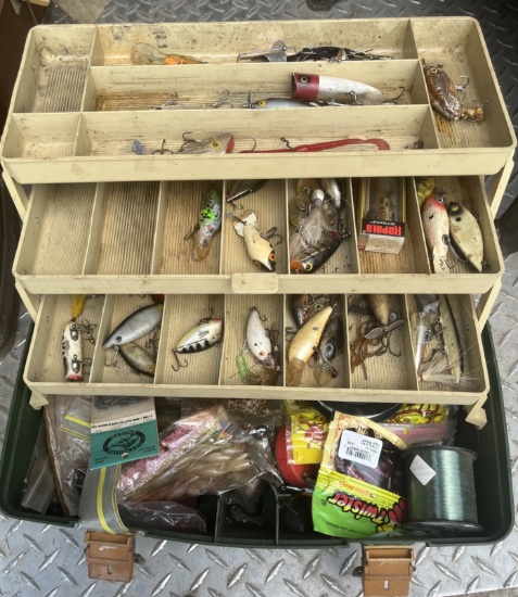 TACKLE BOX AND CONTENTS