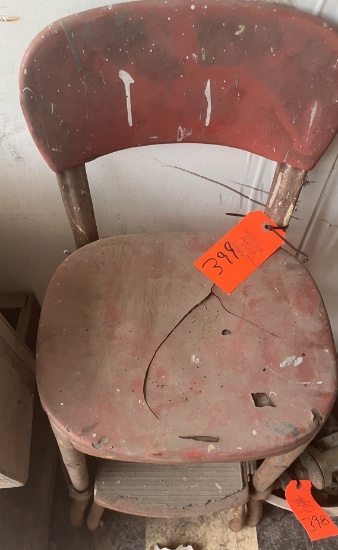 OLD STEP KITCHEN STOOL