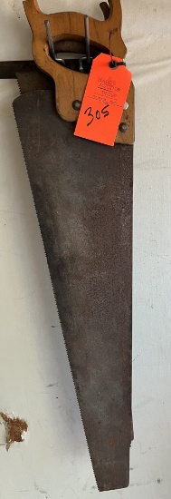 2 OLD HAND SAWS